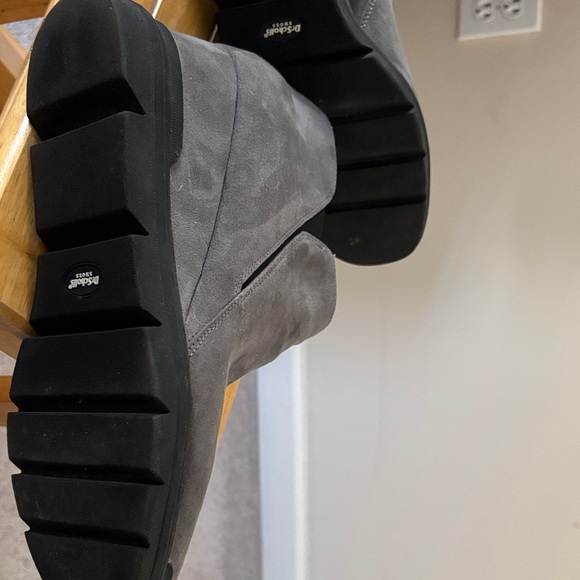 Dr. Scholl's Gray Ankle Boots with Zipper - Picture 2 of 3